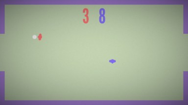 Screenshot of the game. Now it looks like a 2-player football game.