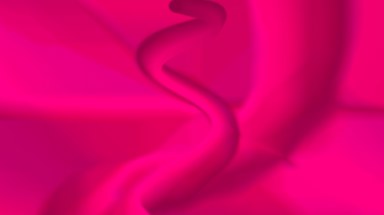 A screenshot of the instrument's output. A deep velvety pink wash of colour, with an s-shaped curve in the centre of the screen splitting the image in two.