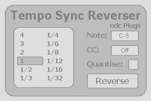 Tempo Sync Reverser
